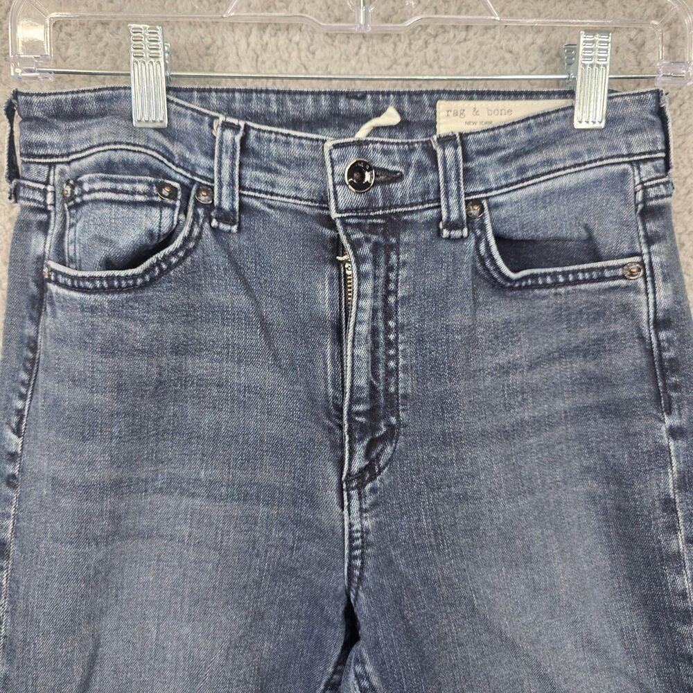 Rag & Bone Women's Cotton Medium Wash Jeans Blue Size 25 - Picture 2 of 13